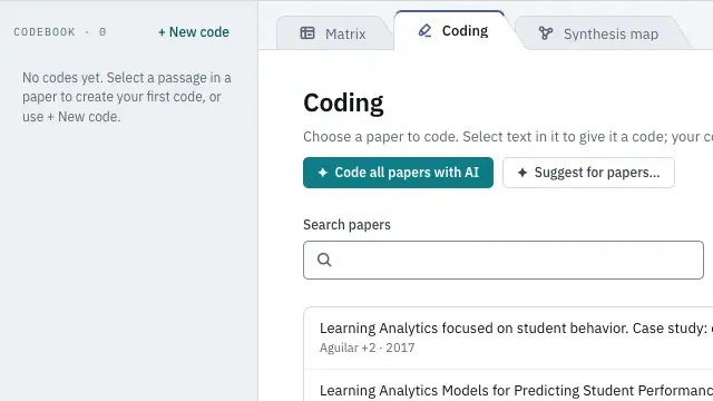 Adding a new code to the codebook