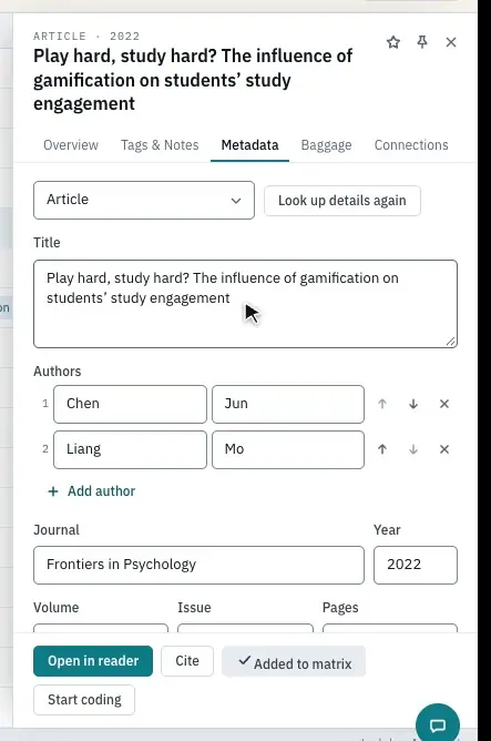 Typing a correction; it saves by itself