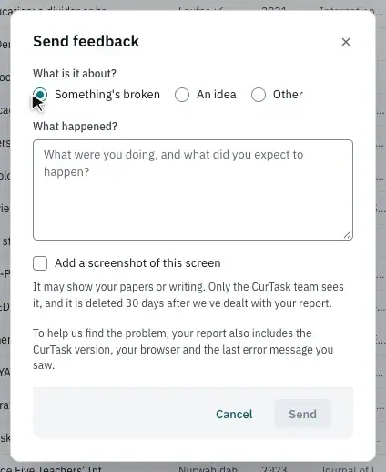 Describing the problem