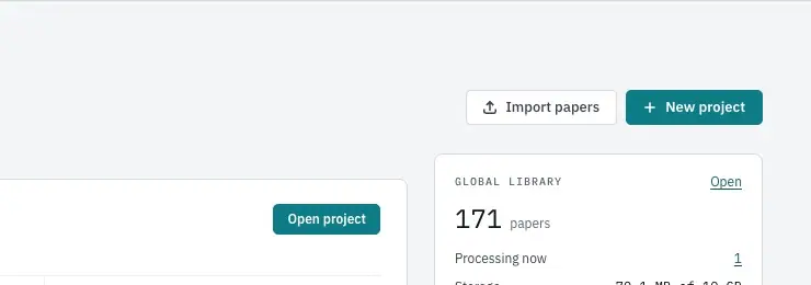 New project on Home