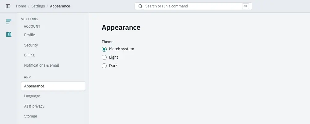 Settings, then Security, with Set up beside Two-factor authentication